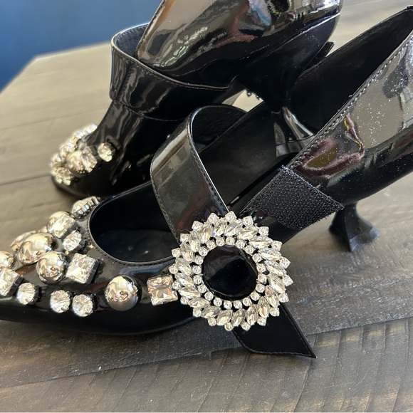 Jeffrey Campbell Otelia-J embellished pointed toe pumps - Picture 4 of 8